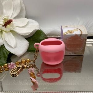 TATCHA THE KISSU LIP MASK LIMITED EDITION HOLDER/KEYCHAIN ONLY, 💋NO LIP MASK💋